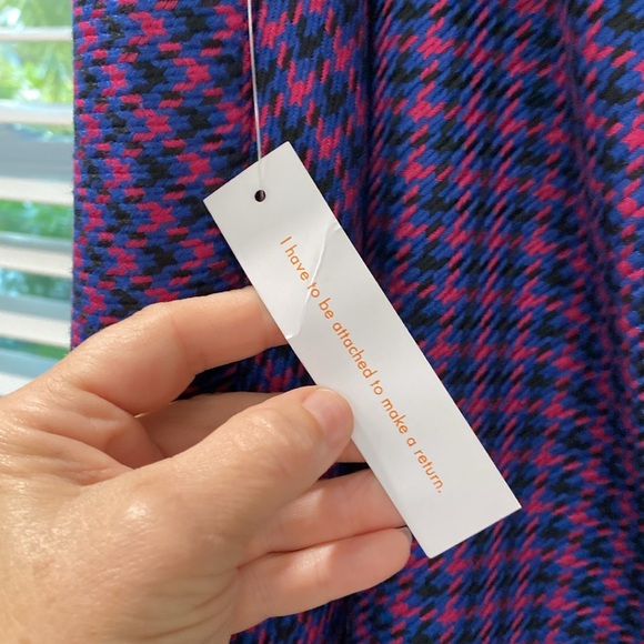 ModCloth plaid swing circle mini skirt 1x NWT with pockets - Picture 9 of 16